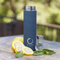 Stainless Steel Tea Infuser Bottle - Travel Tea Mug - 15oz Blue